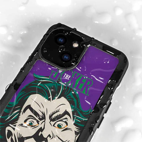 DC Comics The Joker The Classic Art iPhone 15 Plus Waterproof Case