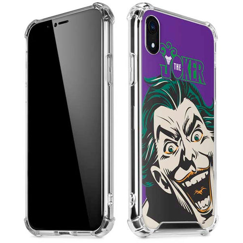 DC Comics The Joker The Classic Art iPhone XR Clear Case