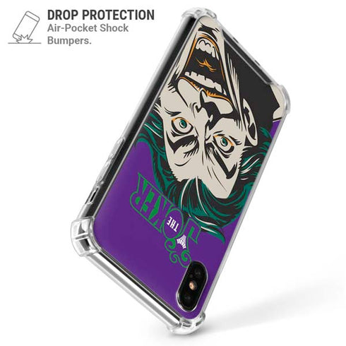 DC Comics The Joker The Classic Art iPhone XS Max Clear Case