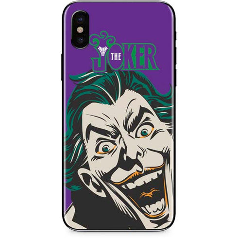 DC Comics The Joker The Classic Art iPhone XS Skin