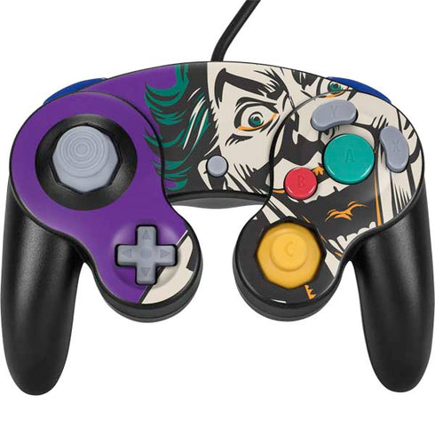 DC Comics The Joker The Classic Art Nintendo GameCube Controller Skin