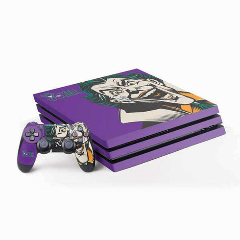 DC Comics The Joker The Classic Art PS4 Pro Bundle Skin