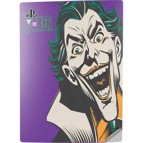 DC Comics The Joker The Classic Art PS5 Digital Edition Console Skin