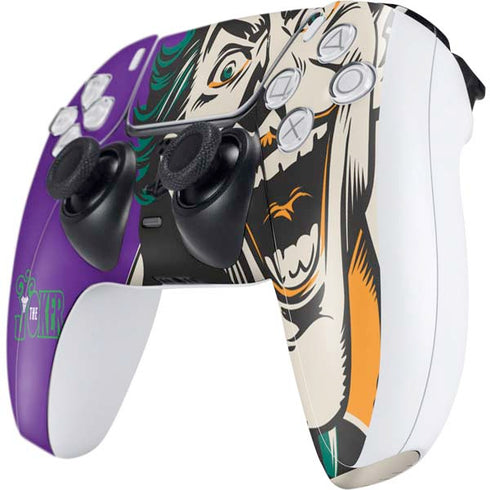 DC Comics The Joker The Classic Art PS5 Controller Skin
