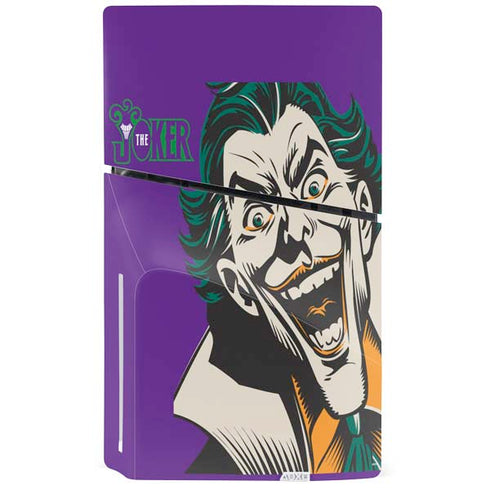 DC Comics The Joker The Classic Art PS5 Slim Disk Console Skin