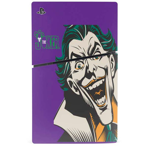 DC Comics The Joker The Classic Art PS5 Slim Digital Edition Bundle Skin