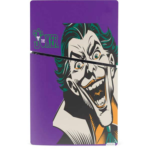 DC Comics The Joker The Classic Art PS5 Slim Digital Edition Bundle Skin