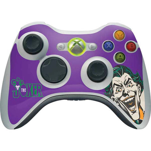 DC Comics The Joker The Classic Art Xbox 360 Wireless Controller Skin