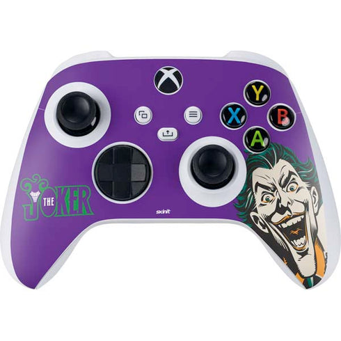 DC Comics The Joker The Classic Art Xbox Series S Controller Skin