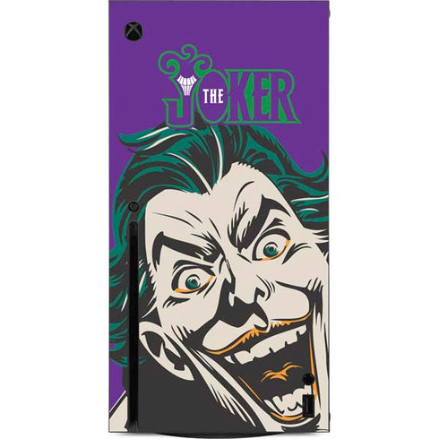 DC Comics The Joker The Classic Art Xbox Series X Console Skin