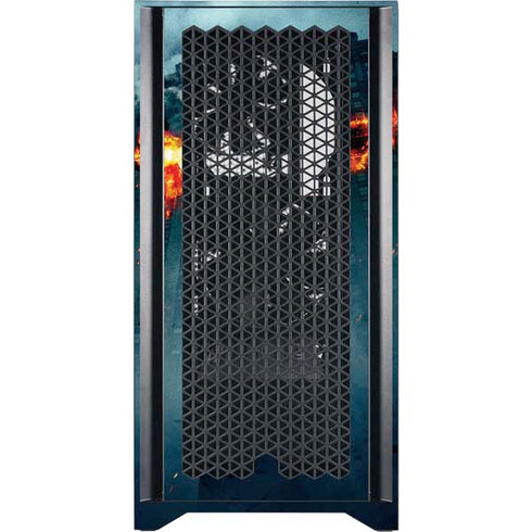 The Dark Knight Movie Poster Corsair 4000D Tempered Glass Mid-Tower ATX Case Skin