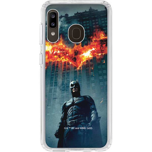 The Dark Knight Movie Poster Galaxy A20 Clear Case