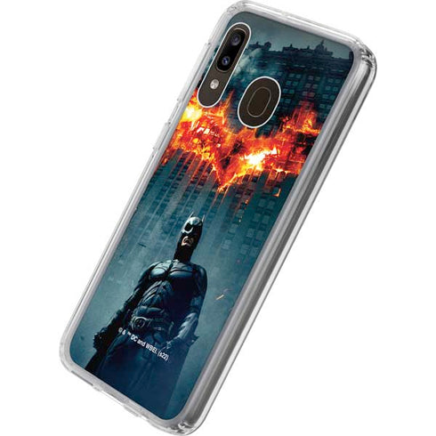 The Dark Knight Movie Poster Galaxy A20 Clear Case