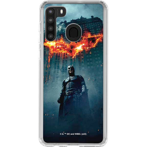 The Dark Knight Movie Poster Galaxy A21 Clear Case