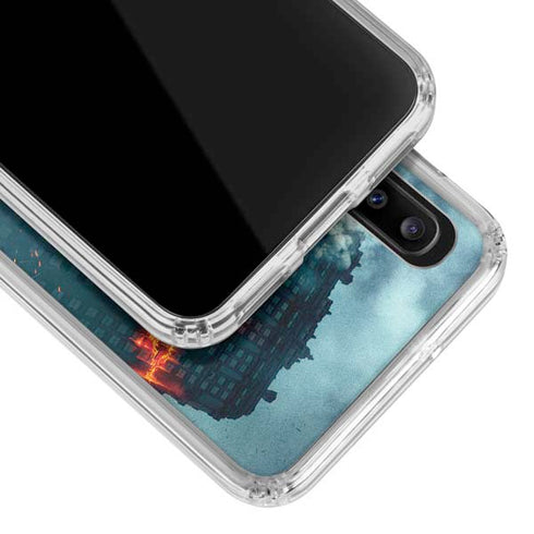 The Dark Knight Movie Poster Galaxy A30 Clear Case