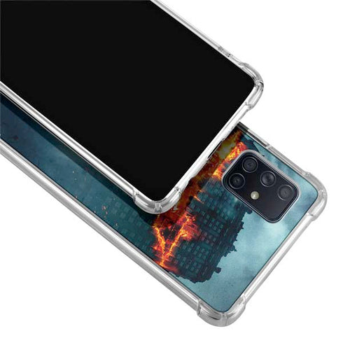 The Dark Knight Movie Poster Galaxy A51 5G Clear Case
