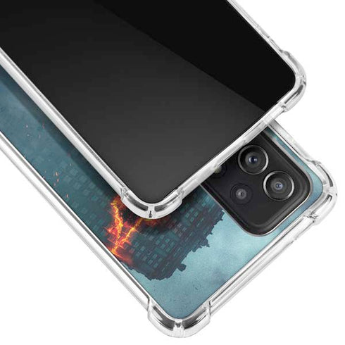 The Dark Knight Movie Poster Galaxy A52 5G Clear Case