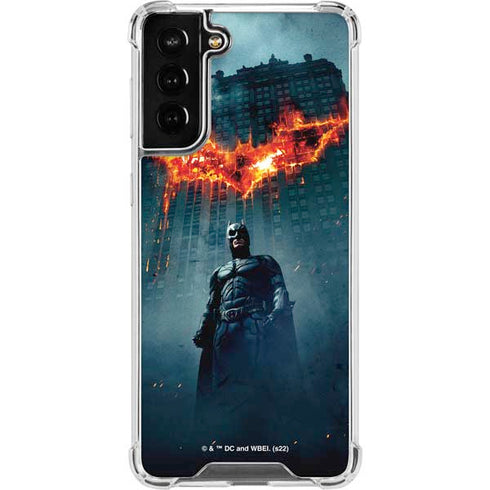 The Dark Knight Movie Poster Galaxy S21 FE Clear Case