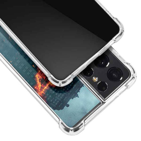 The Dark Knight Movie Poster Galaxy S21 Ultra 5G Clear Case