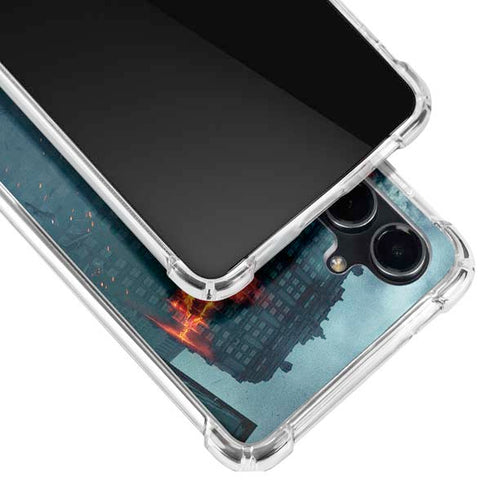 The Dark Knight Movie Poster Galaxy S23 FE Clear Case