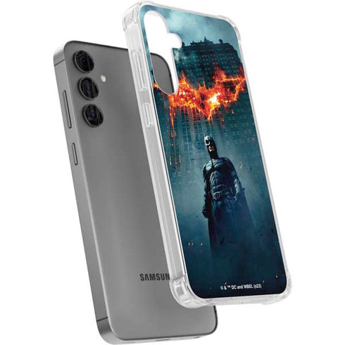 The Dark Knight Movie Poster Galaxy S24 Plus Clear Case
