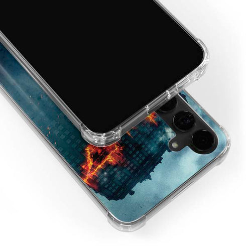The Dark Knight Movie Poster Galaxy S24 Plus Clear Case
