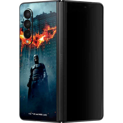 The Dark Knight Movie Poster Galaxy Z Fold3 5G Skin