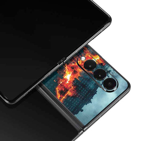 The Dark Knight Movie Poster Galaxy Z Fold4 5G Skin
