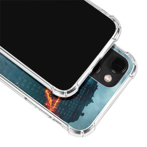 The Dark Knight Movie Poster iPhone 14 Plus Clear Case