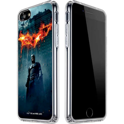 The Dark Knight Movie Poster iPhone SE (2nd & 3rd Gen) Clear Case