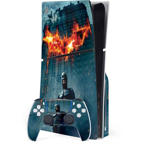 The Dark Knight Movie Poster PS5 Slim Disk Bundle Skin
