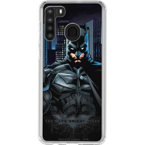 DC Comics Batman The Dark Knight Comic Art Galaxy A21 Clear Case