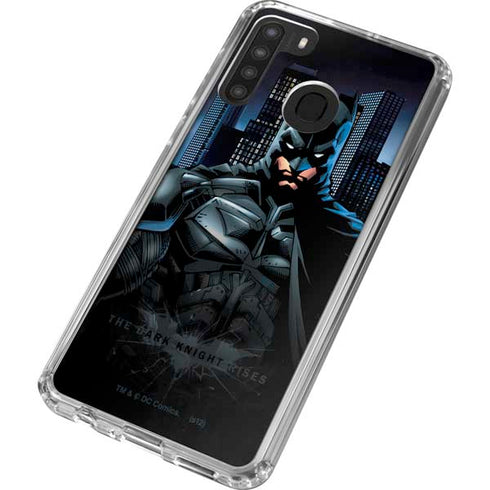 DC Comics Batman The Dark Knight Comic Art Galaxy A21 Clear Case