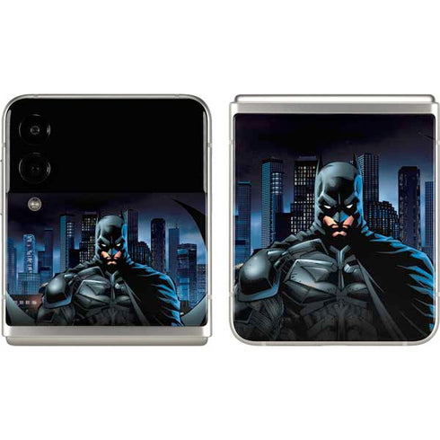DC Comics Batman The Dark Knight Comic Art Galaxy Z Flip3 5G Skin