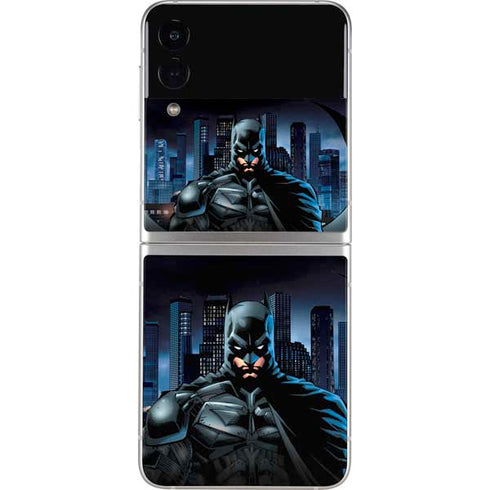 DC Comics Batman The Dark Knight Comic Art Galaxy Z Flip3 5G Skin