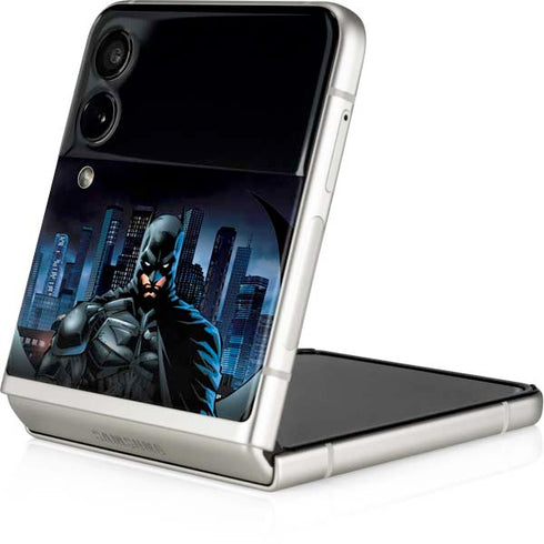 DC Comics Batman The Dark Knight Comic Art Galaxy Z Flip4 5G Skin