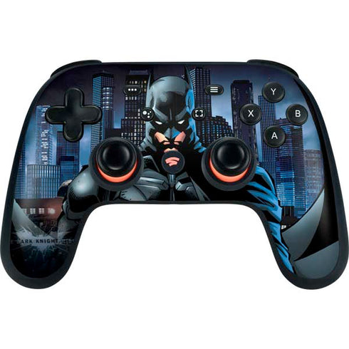 DC Comics Batman The Dark Knight Comic Art Google Stadia Controller Skin