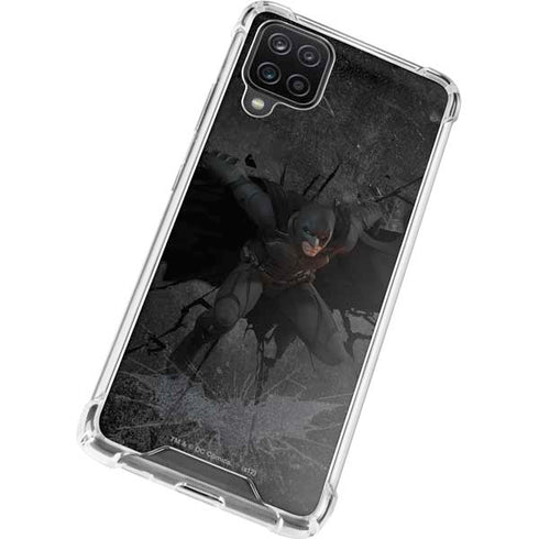 DC Comics Batman The Dark Knight Action pose Galaxy A12 Clear Case