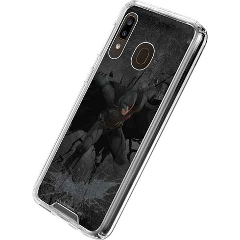 DC Comics Batman The Dark Knight Action pose Galaxy A30 Clear Case