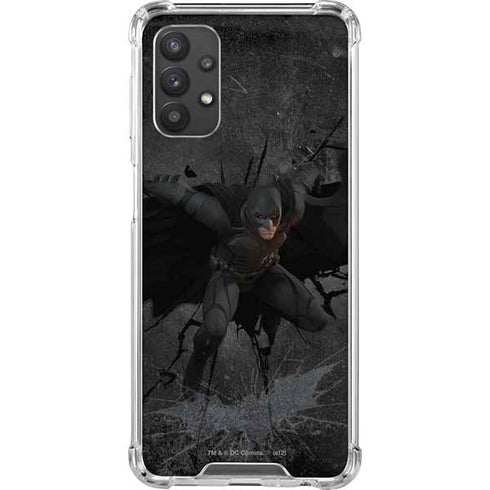 DC Comics Batman The Dark Knight Action pose Galaxy A32 5G Clear Case