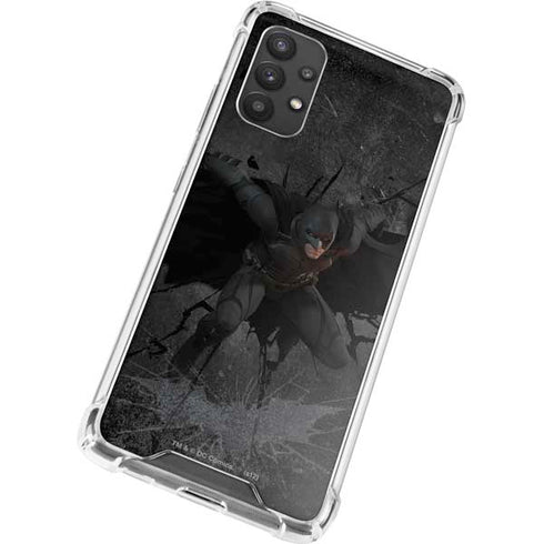 DC Comics Batman The Dark Knight Action pose Galaxy A32 5G Clear Case