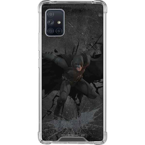 DC Comics Batman The Dark Knight Action pose Galaxy A51 5G Clear Case