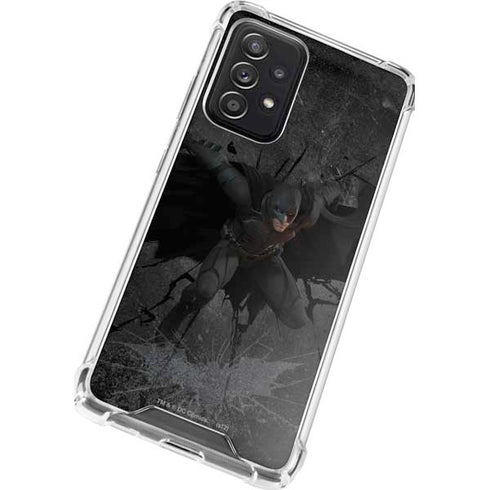DC Comics Batman The Dark Knight Action pose Galaxy A52 5G Clear Case