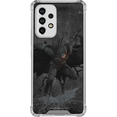 DC Comics Batman The Dark Knight Action pose Galaxy A53 5G Clear Case