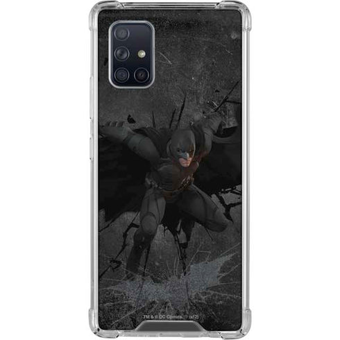 DC Comics Batman The Dark Knight Action pose Galaxy A71 5G Clear Case