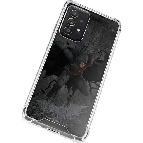DC Comics Batman The Dark Knight Action pose Galaxy A72 5G Clear Case