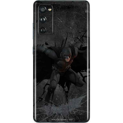 DC Comics Batman The Dark Knight Action pose Galaxy S20 Fan Edition Skin