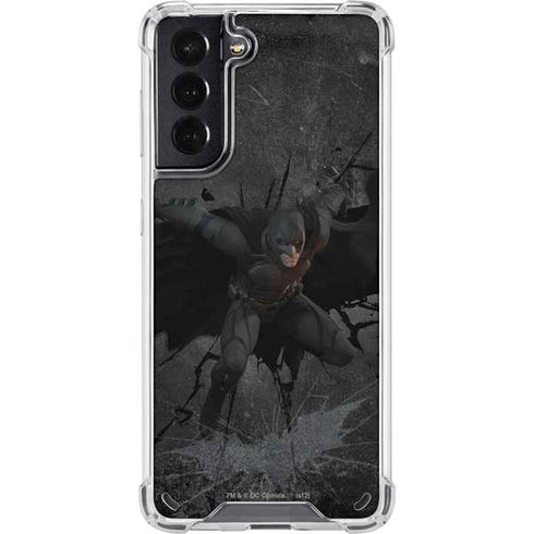 DC Comics Batman The Dark Knight Action pose Galaxy S21 5G Clear Case