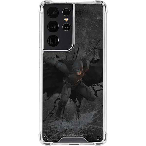 DC Comics Batman The Dark Knight Action pose Galaxy S21 Ultra 5G Clear Case