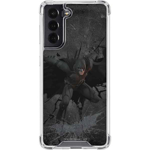 DC Comics Batman The Dark Knight Action pose Galaxy S22 Clear Case